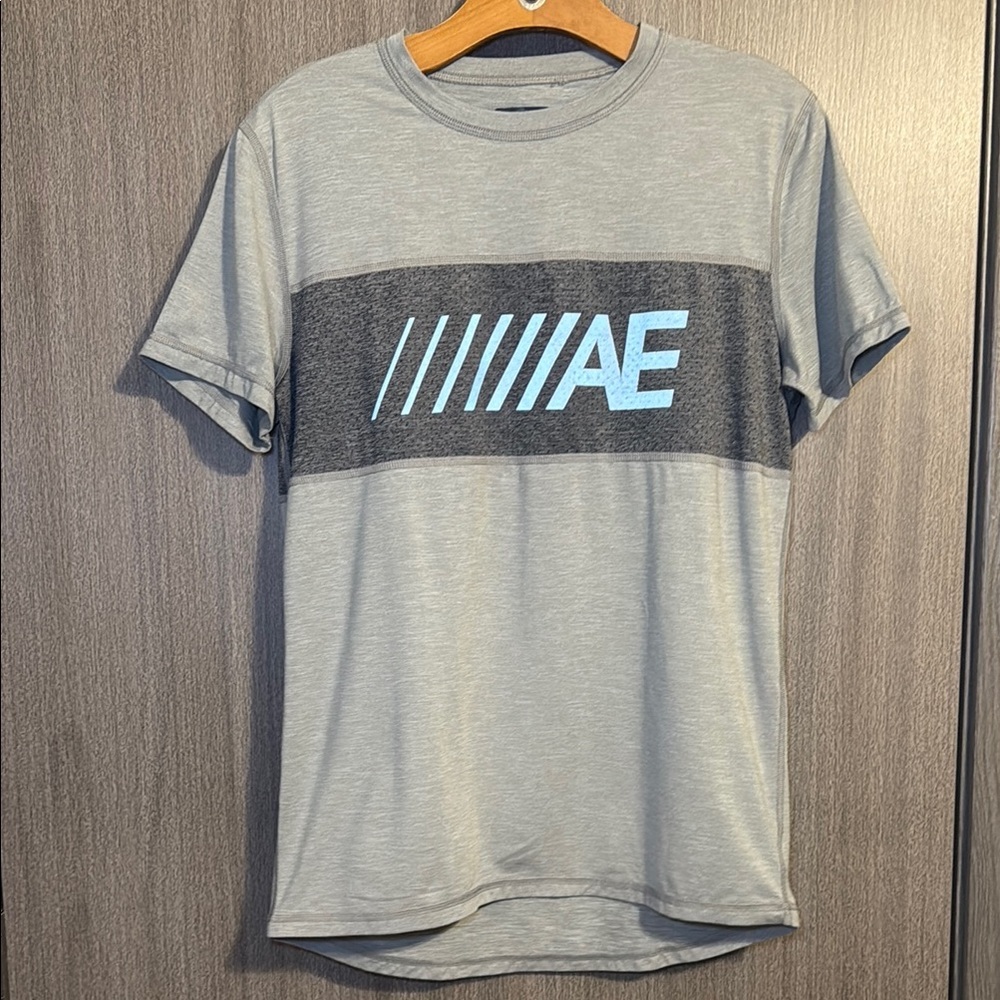 American Eagle Outfitters Men's Active Grey Graphic Tshirt Size Small NWOT